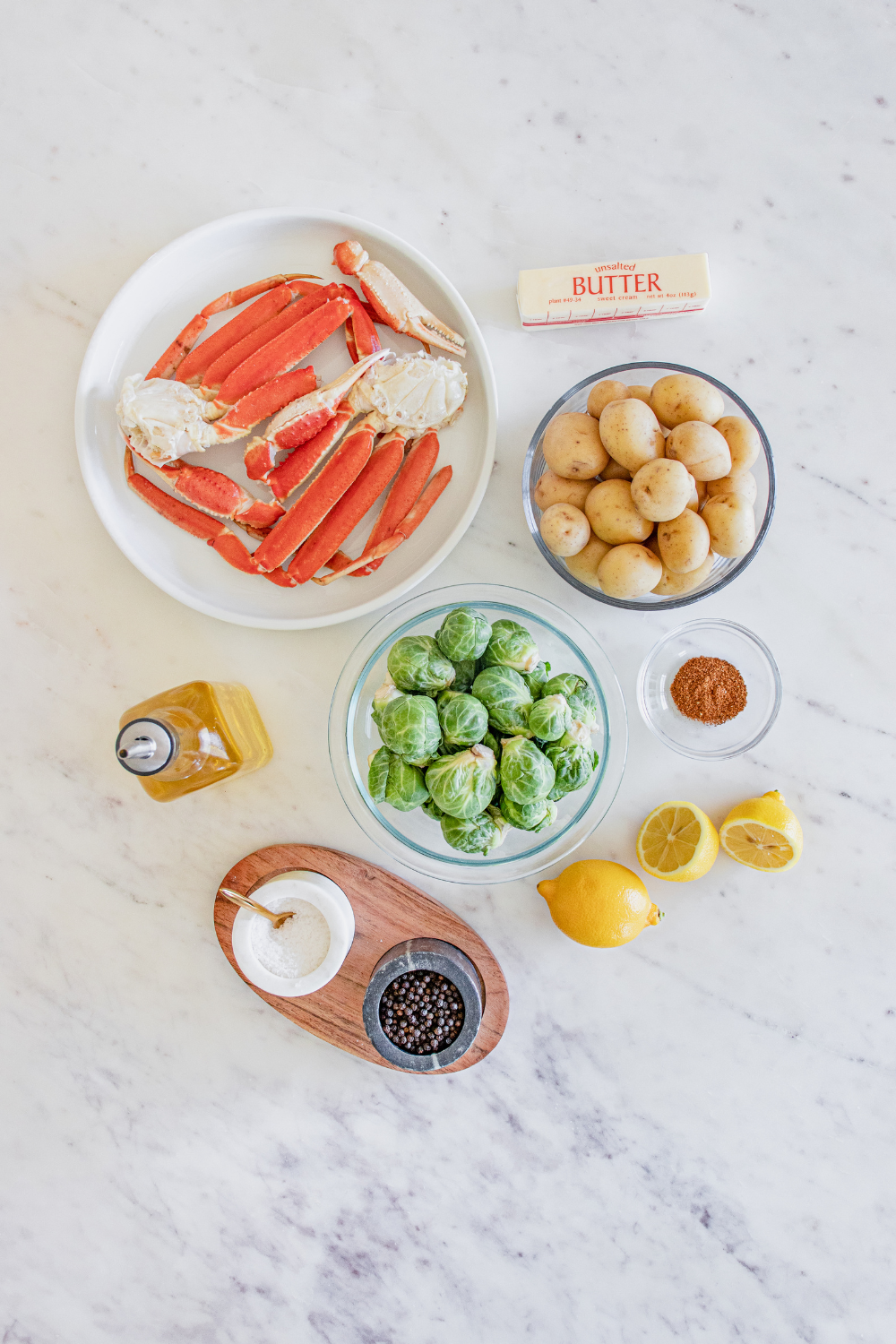 (Pre-Sale) Sheet Pan Crab Legs with Brussels Sprouts & Baby Potatoes - Set 2