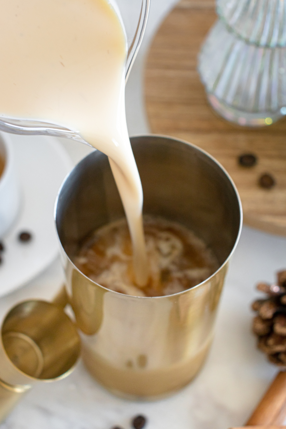 Eggnog Espresso Martinis (Set 4)
