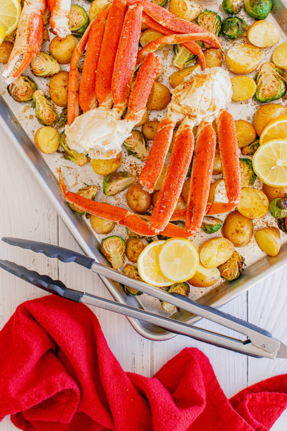 (Pre-Sale) Sheet Pan Crab Legs with Brussels Sprouts & Baby Potatoes - Set 2