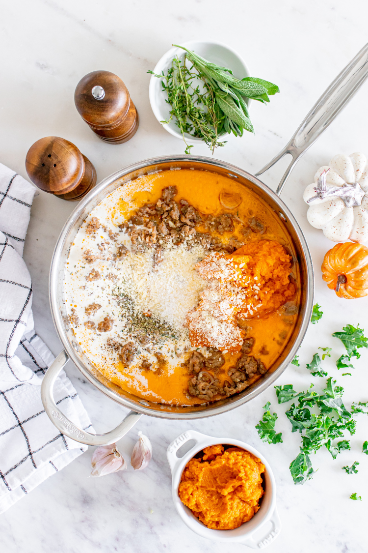 (Pre-Sale) One-Pot Creamy Pumpkin, Sage & Italian Sausage Gnocchi - Set 2