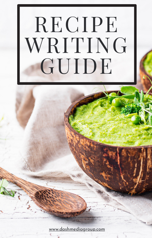 Recipe Writing Guide